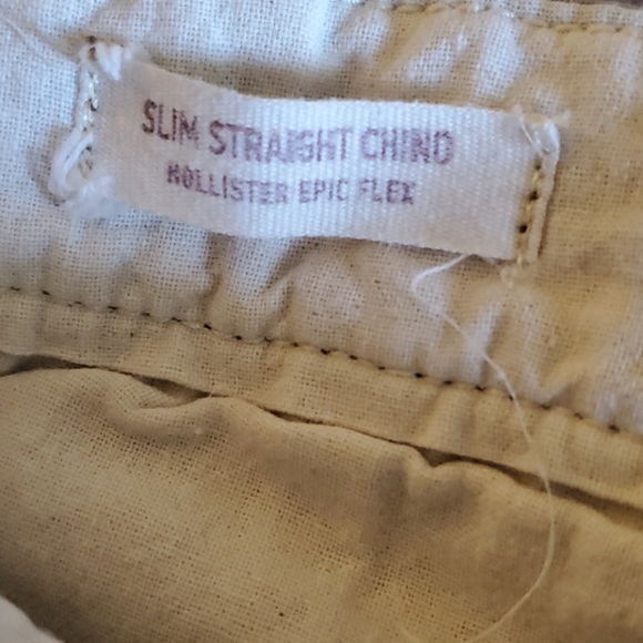 Men slim straight Chino Pants - Picture 4 of 4